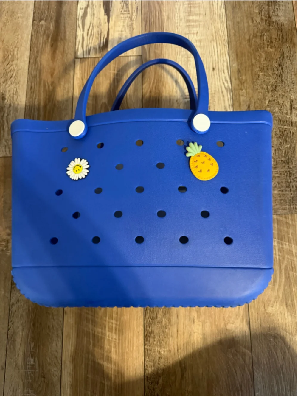Unbranded Rubber Tote Bag One Size Blue